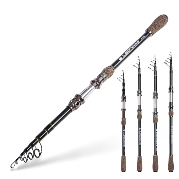 High Quality Carbon Fiber Spinning Sea Carp Telescopic Fishing Rod for Saltwater by Manufacturer