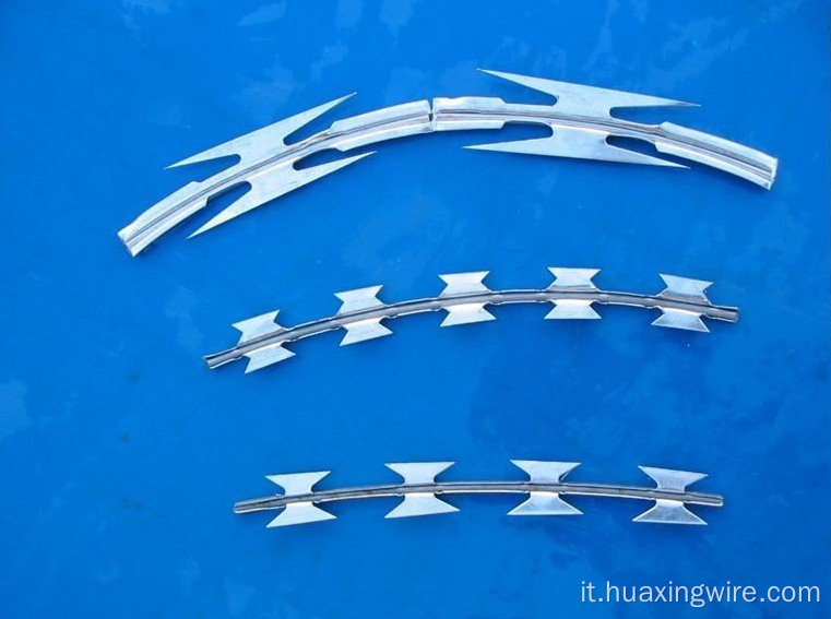 Filo di rasoio rivestito in PVC di alta qualità