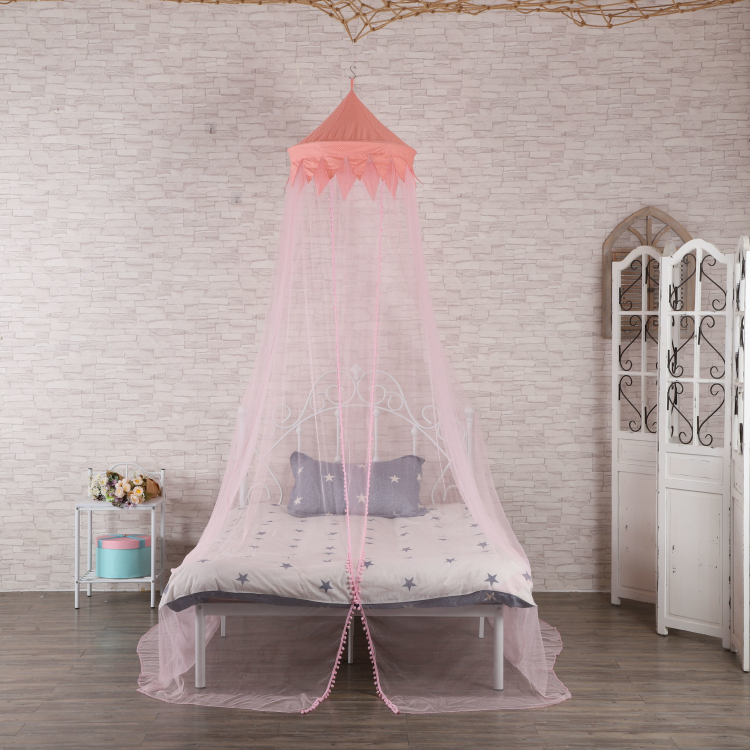 Pink girl dome mosquito net for bedroom