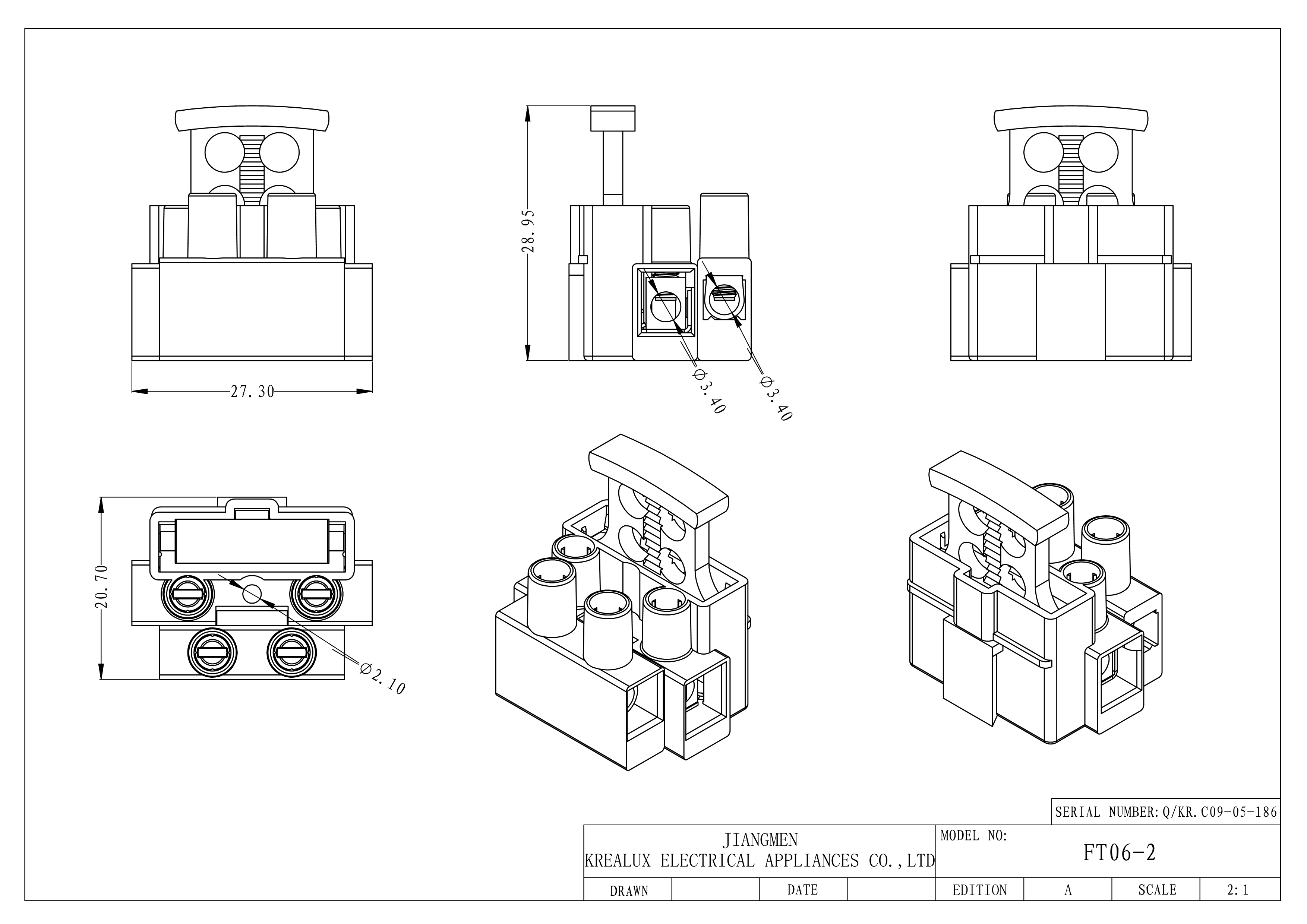 Beleks Fused Mounting Terminals