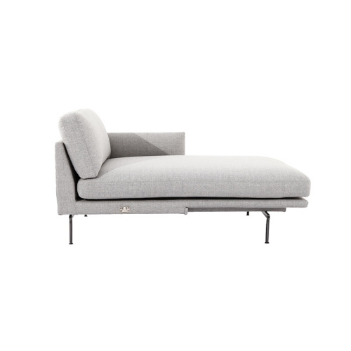 Réplica de sofá seccional de tela de esquema moderno