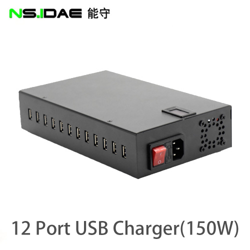 USB Charger 12 Port Desktop USB -зарядная станция