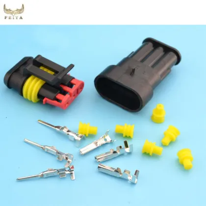Customized Delphi PA66 Waterproof Auto Electrical Connectors