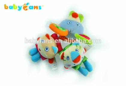 lovely baby rattle baby infant teether baby plush rattle toy