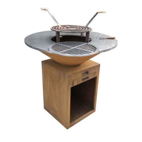 Corten Steel Bbq Grill Heating and cooking barbecue bbq grill Supplier