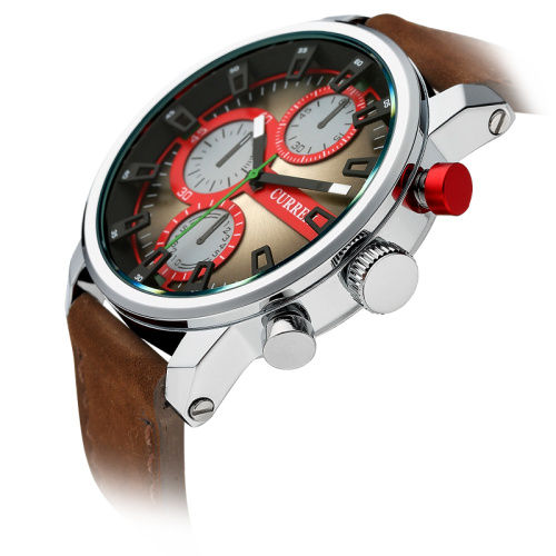2017 Senior Quartz  Leather Watch Men