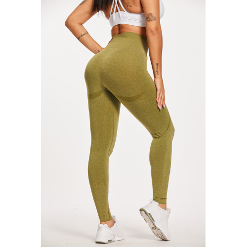Fukt wicking träning sömlös yogaleggings