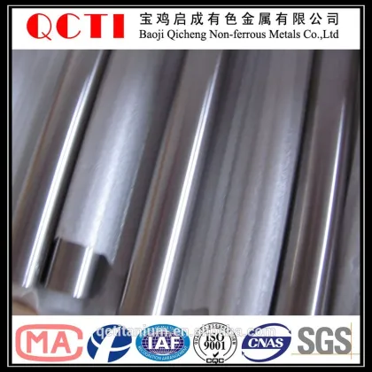 large medical titanium rods in stock for customing spine implants