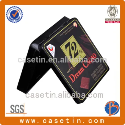 metal jewelry box , hinged lid metal box , metal donation box