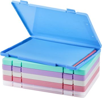 Minimalist A4 Plastic File Storage Box - Portable Customized Product