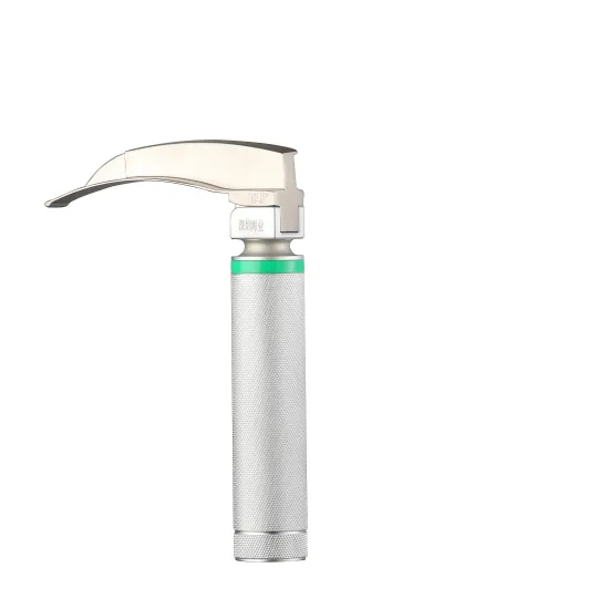 Medical Manufacturing Equipment: Direct Laryngoscopy and Fiber Optic Laryngoscope Set for Anesthesia Intubation - Rigid Blade