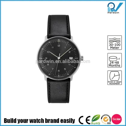 Made in Germany mark stainless steel case milanaise bracelet junghans style designed self winding movement mechanical watch