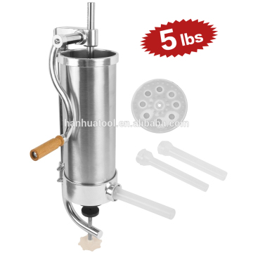 5 LBS stainless steel sausage meat stuffer machine