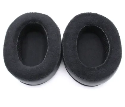 Brainwavz High-Quality Replacement Velour Ear Pads for ATH-M50X, SHURE, AKG, HifiMan, and Other Hi-Fi Headphones