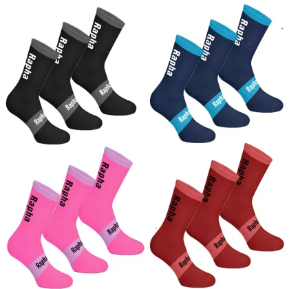 Custom OEM Athletic Padded Sports Football Socks Seamless Cycling Bike Socks