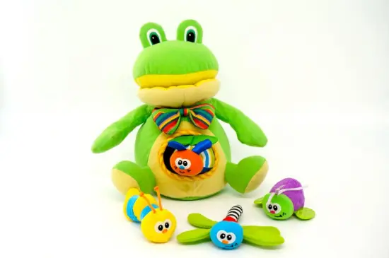Frog Plush Toy with Big Mouth