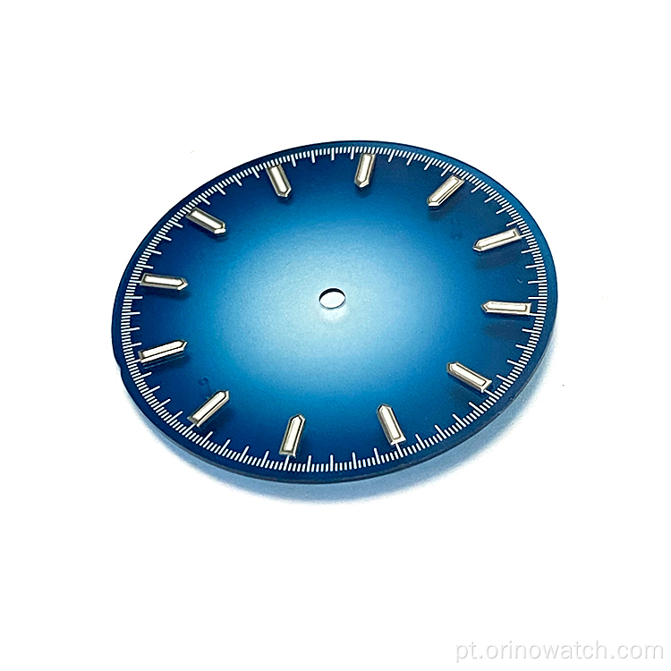 Dial de relógio luminoso transparente de plástico abdado ultrafino