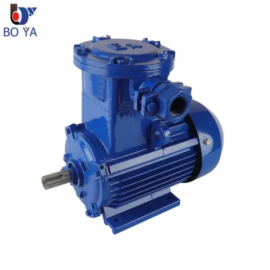 YB3 1.5KW 2HP Explosion-Proof Three-Phase Squirrel-Cage Asynchronous AC Industrial Motor 380V/60HZ