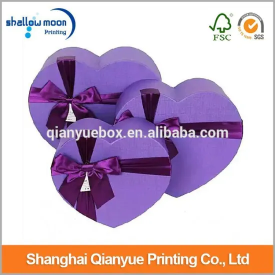 2016 Customized promotion chocolate candy paper gift box