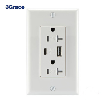 ETL USB Wall Socket Type C 4.2a Output