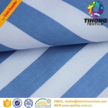 2016 hotsale cotton textile print stripe hospital bed sheet fabric