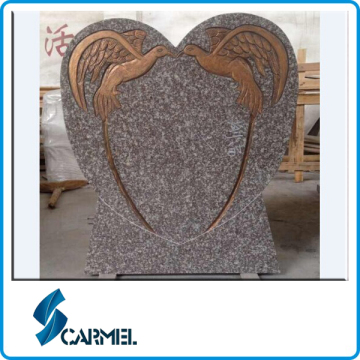Granite Headstone with Bird