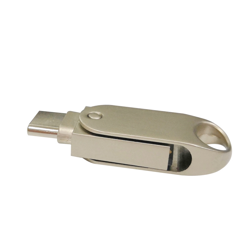 Type-C metaal roterende draagbare USB-flashaandrijving