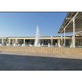 Gran fuente de jardín de agua rectangular al aire libre