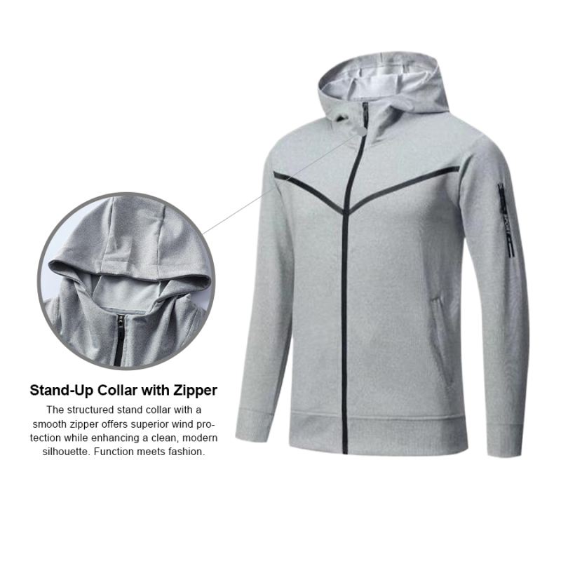 Men's Full-Zip Warm Sports Outdoor Training