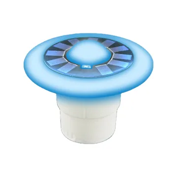 IP68 Waterproof Solar-Powered Floating Pool Light with Temperature Display