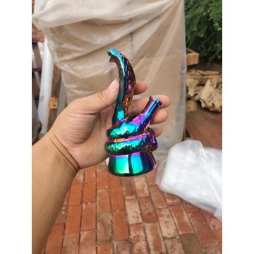 Colorful Snake Shape Glass Bongs