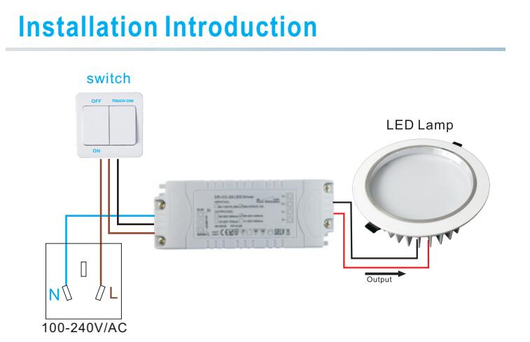 push dimmable constant current led driver