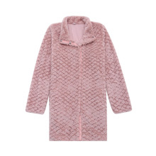 Ladies Fleece Embossed Design Jacket