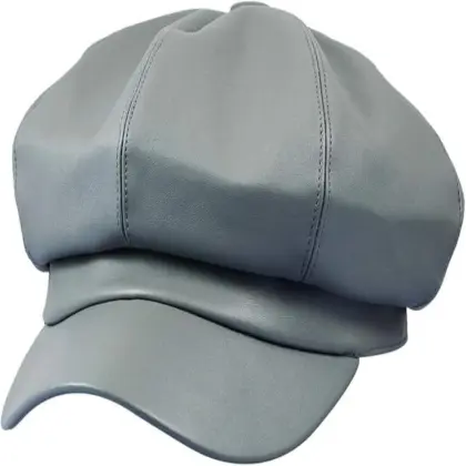 Leather painter hats for women