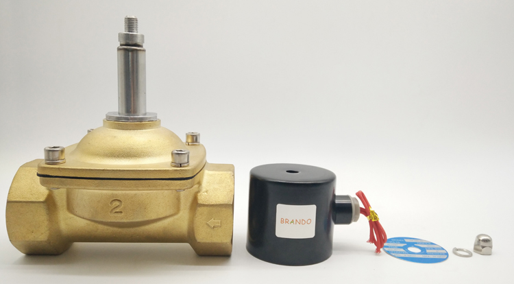 Disassembly diagram of DN50/2'' inch inlet & outlet 2W500-50 water diaphragm valves: