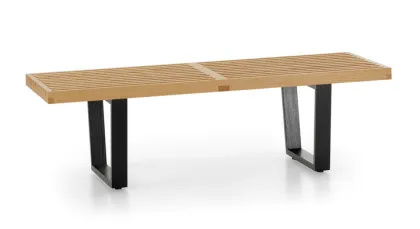 George Nelson Style Platform Bench