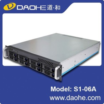 server rack case 2u 8 bays hotswap Server case / rackmount chassis / storage rack case with power supply