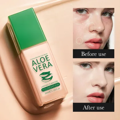Aloe Liquid Foundation with Immaculate Lasting Finish and Easy Removal