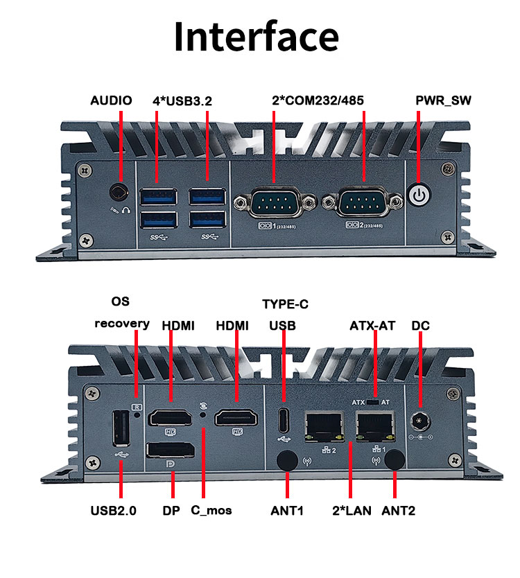 Custom 4u rackmount small industrial pc computer company