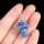 Blue Aventurine Mushroom Wizard Cap Pendant for Making Jewlery 15X20mm Stone Halloween Charms