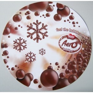 Round Soft Plastic Dining Cushion with Printing