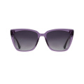 Vente chaude surdimensionnée Cat Eye Light Acetate Sunglasses