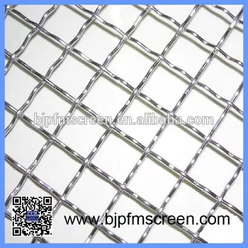 Mesh 3x3 stainless steel 304 crimped wire mesh