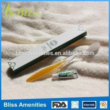 N37 Hotel disposable mini toothbrush with paste hot high quality disposable hotel home toothbrush