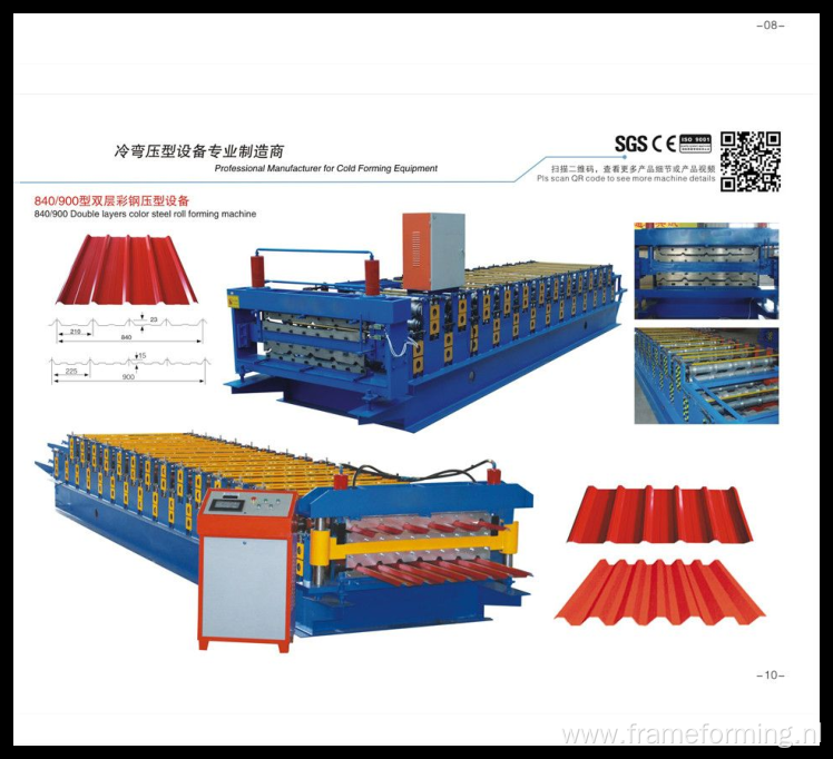 Standing seam roll former