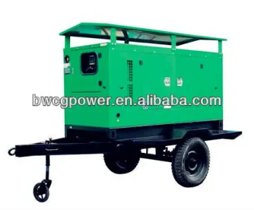 20kw power with Cummins Diesel Generator Super Silent Mobile Trailer Genset