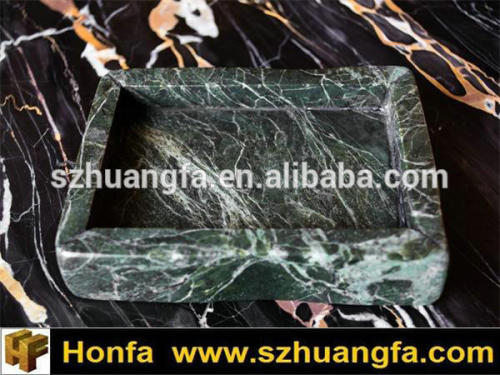 bathroom accessory green marble soap dish