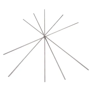 5pcs Round Titanium Ti Bar Grade 5 GR5 Metal Rod Diameter 2mm Length 250mm 10 Inches For Manufacturing Gas Turbine Components