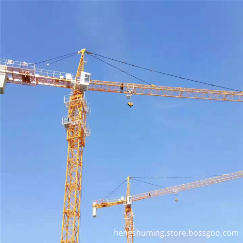 Zoomlion 65M 10 Ton Luffing Jib Tower Crane: High-Quality Construction Equipment with 25M Max Lifting Height and 6 Ton Loading C