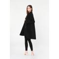 China Ladies Long Woolen Coat Factory